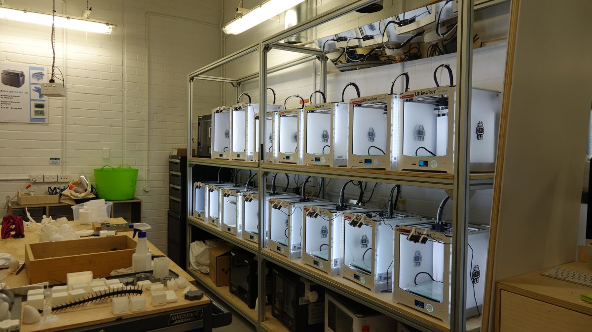Sydney University 3D Printer Room